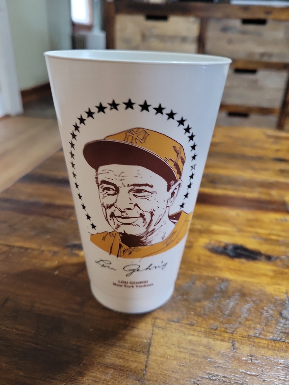 7-Eleven Slurpee cup Baseball Hall of Fame Lou Gehrig NrMINT+ or better
